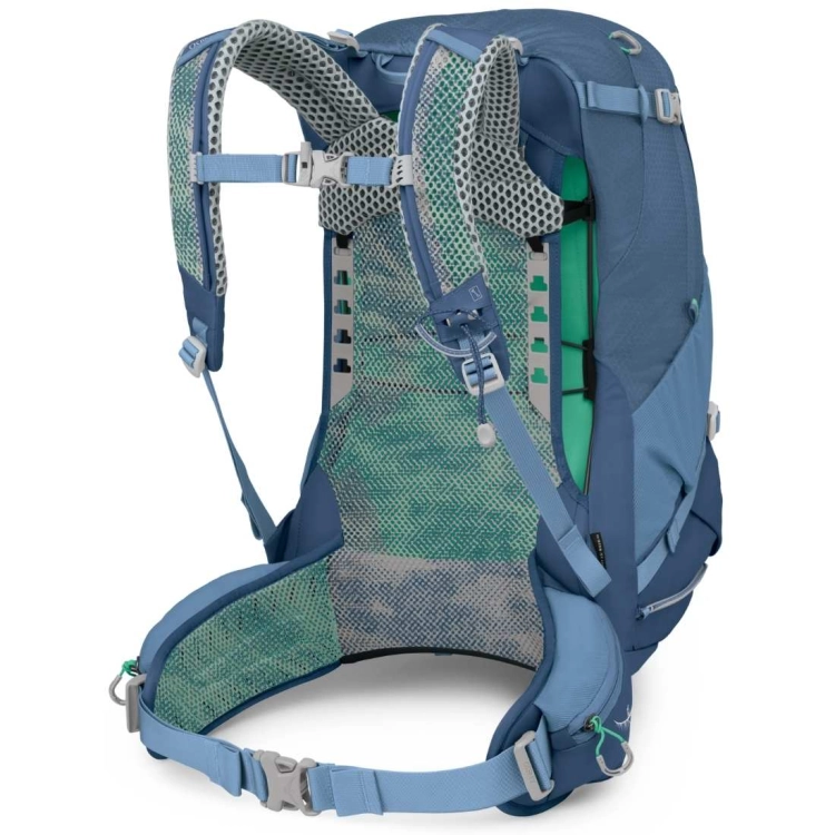 Damski plecak turystyczny Osprey Sirrus 34 – Sevres Blue