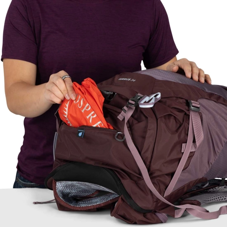 Damski plecak turystyczny Osprey Sirrus 34 – Sevres Blue