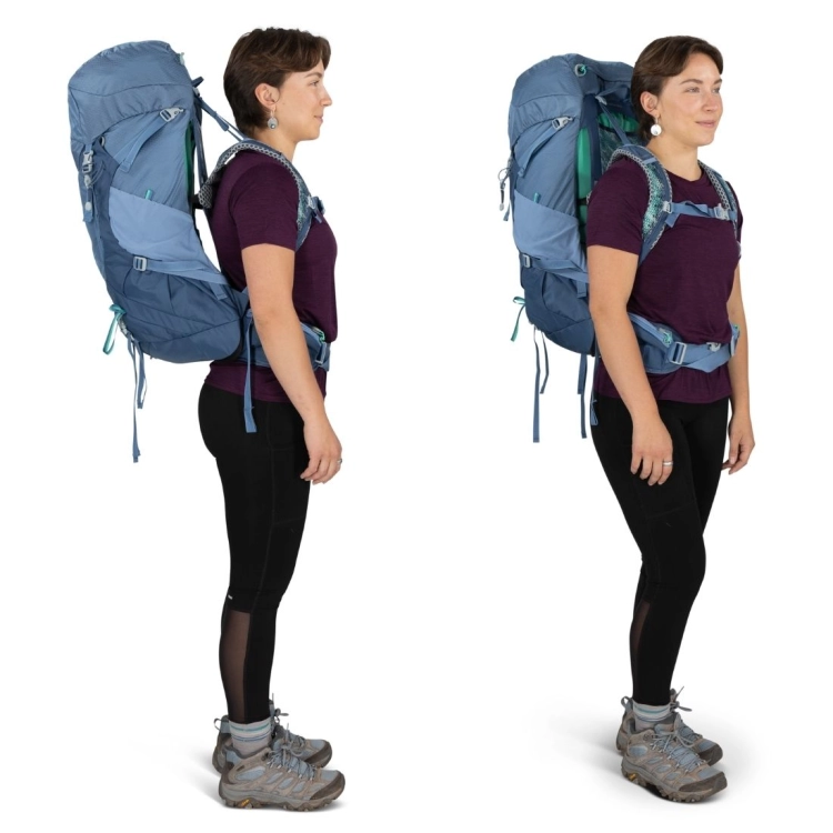 Damski plecak trekkingowy Osprey Sirrus 44 – Sevres Blue