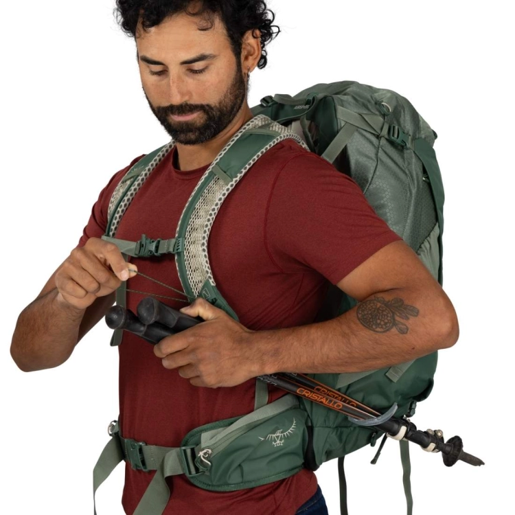 Męski plecak hikingowy Osprey Stratos 34 – Nirvana Blue