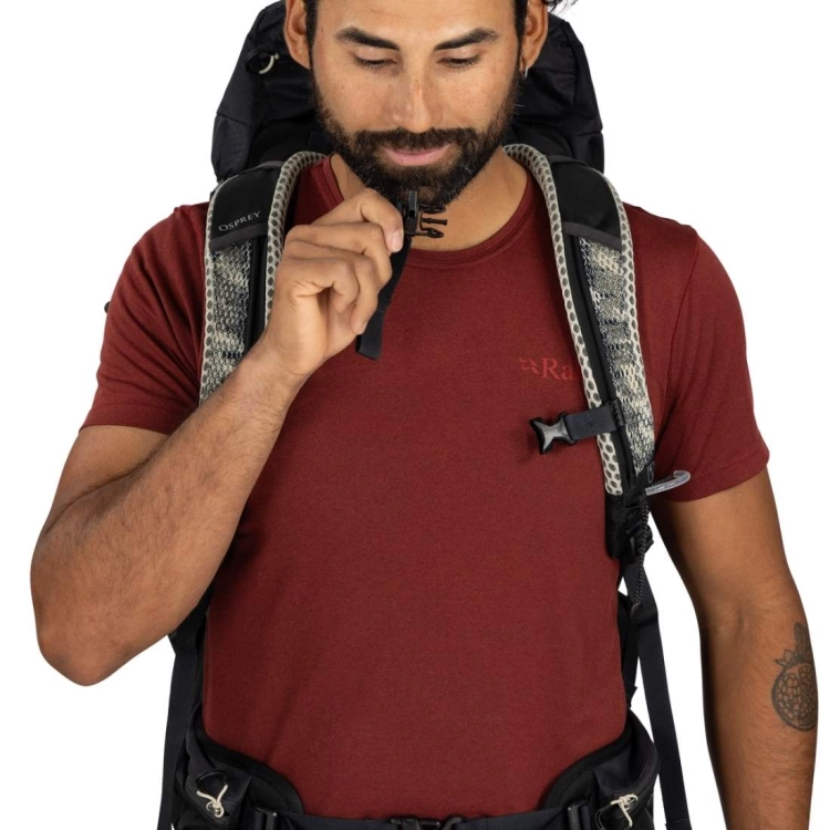 Męski plecak z wentylacją Osprey Stratos 36 – Nirvana Blue