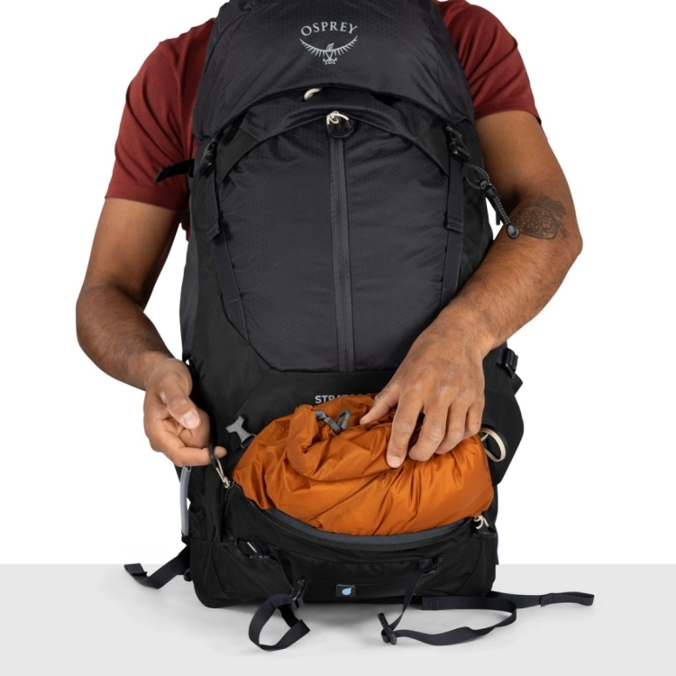 Męski plecak z wentylacją Osprey Stratos 36 – Nirvana Blue