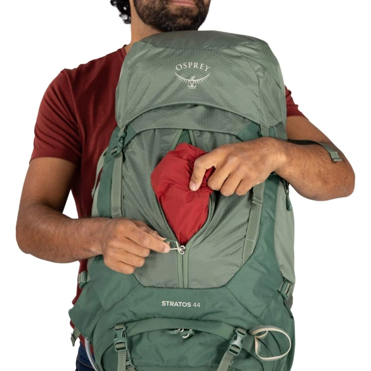 Męski plecak turystyczny Osprey Stratos 44 – Raven Black