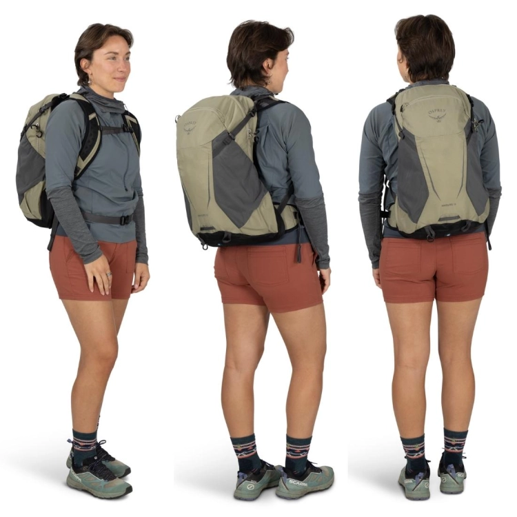 Lekki plecak turystyczny Osprey Hikelite 18 – Graphite Purple