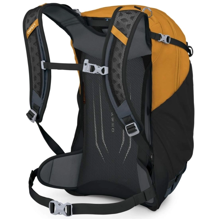 Lekki plecak turystyczny Osprey Hikelite 26 – Tungsten-Yellow