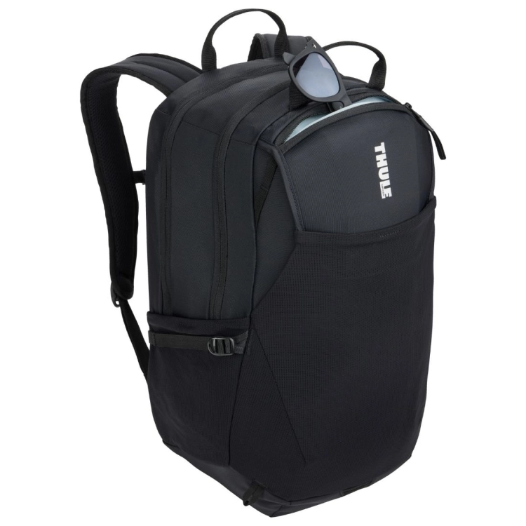 Dwukomorowy plecak miejski na laptopa Thule EnRoute 26L – Black