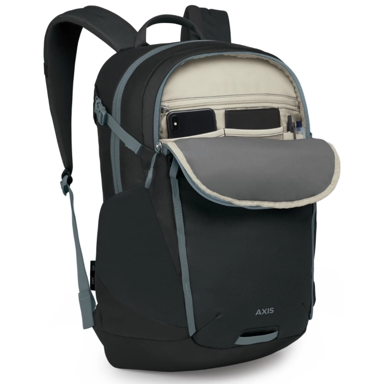 Plecak miejski na laptopa Osprey Axis 24 – Black Shale Grey