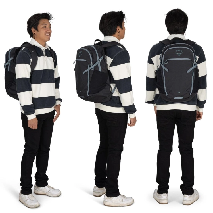 Plecak miejski na laptopa Osprey Axis 24 – Black Shale Grey