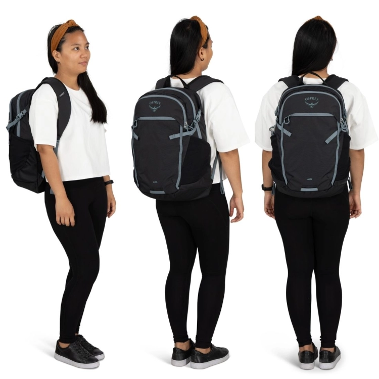 Plecak miejski na laptopa Osprey Axis 24 – Black Shale Grey