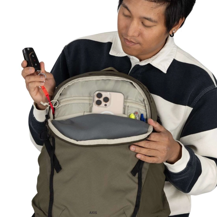 Plecak miejski na laptopa Osprey Axis 24 – Black Shale Grey