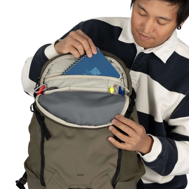 Plecak miejski na laptopa Osprey Axis 24 – Black Shale Grey