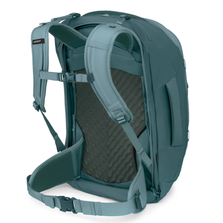 Plecak podróżny Osprey Farpoint 55 – Cascade Blue-Torrent Blue
