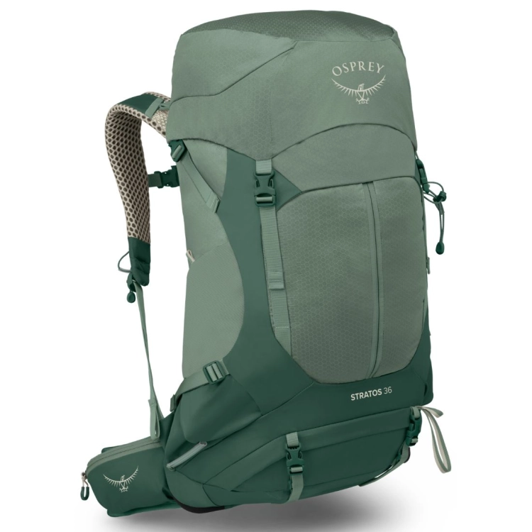 Męski plecak z wentylacją Osprey Stratos 36 – Pine Leaf