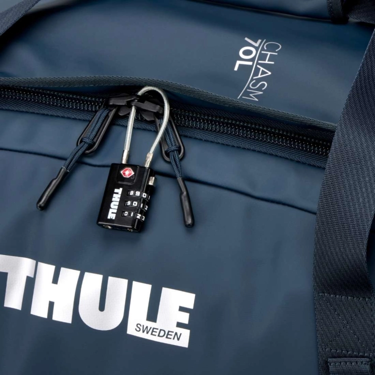 Duża torba podróżna Thule Chasm 70 l – Darkest Blue