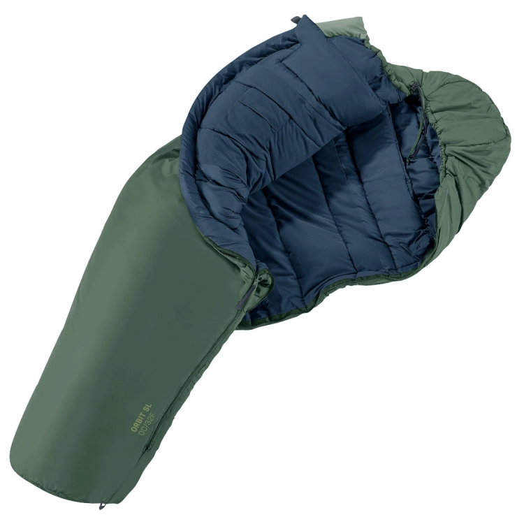 Damski śpiwór dwusezonowy Deuter Orbit SL 0C/32F - Ivy-Ink