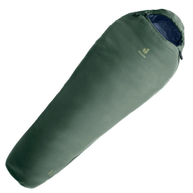 Dwusezonowy śpiwór syntetyczny Deuter Orbit REGULAR 0C/32F - Ivy-Ink