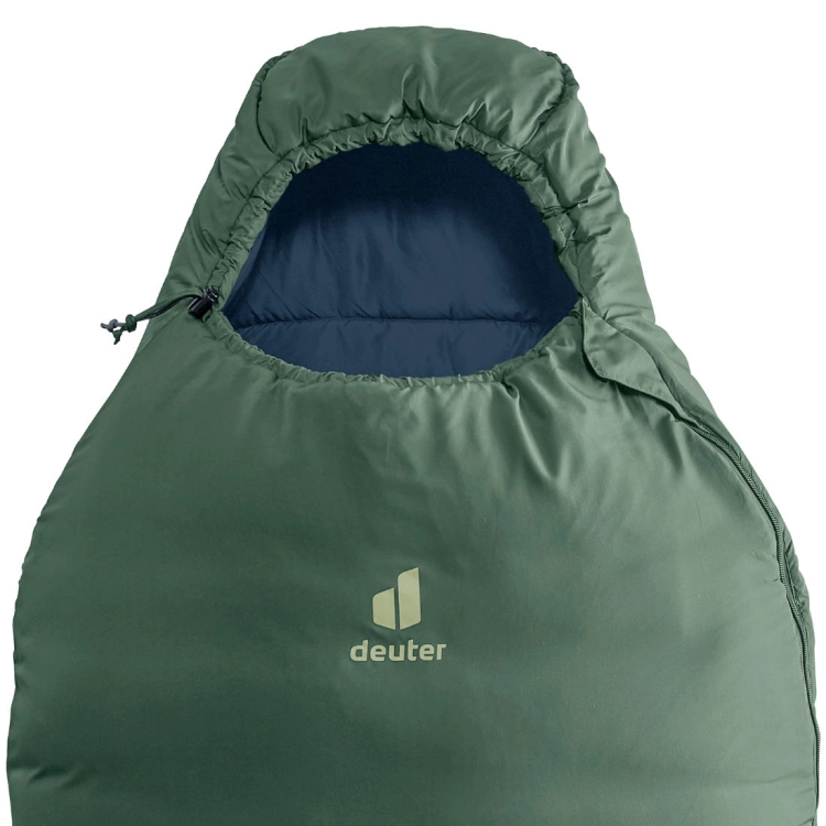 Dwusezonowy śpiwór syntetyczny Deuter Orbit REGULAR 0C/32F - Ivy-Ink