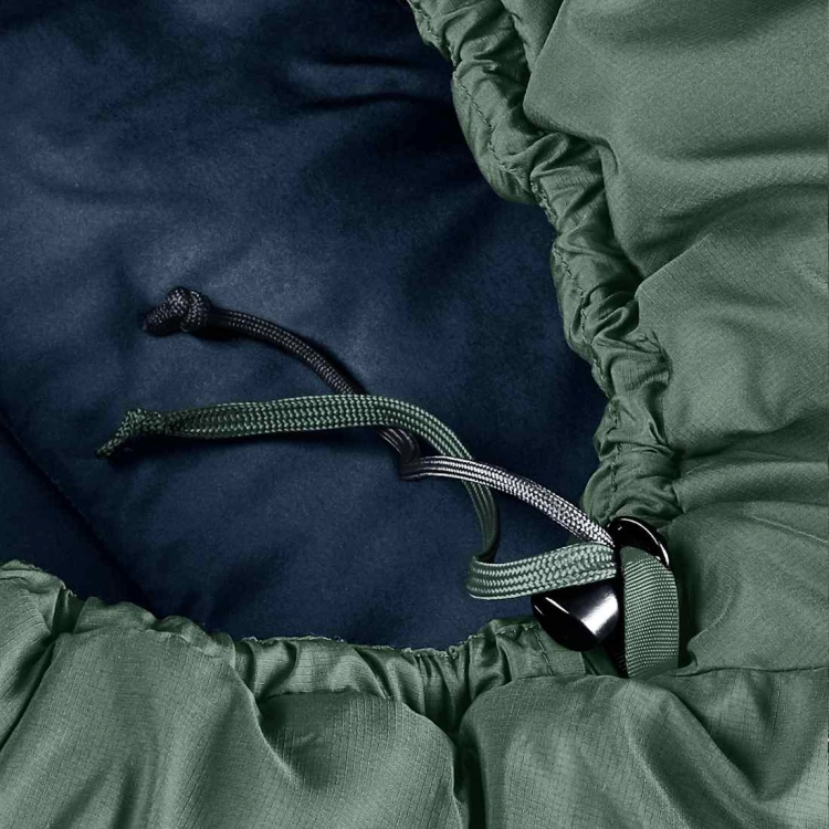 Dwusezonowy śpiwór syntetyczny Deuter Orbit REGULAR 0C/32F - Ivy-Ink