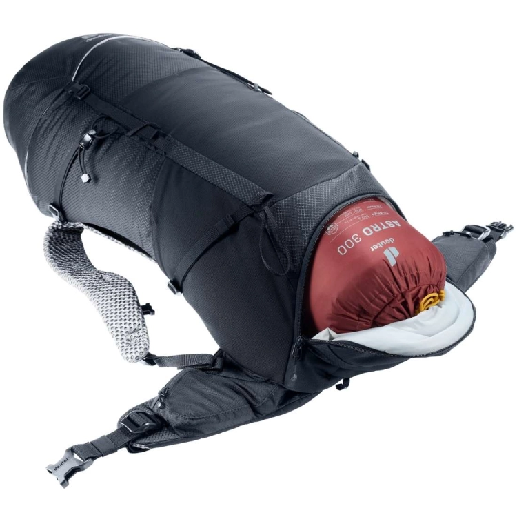 Dwukomorowy plecak dla wysokich Deuter Futura 34 EL - Black