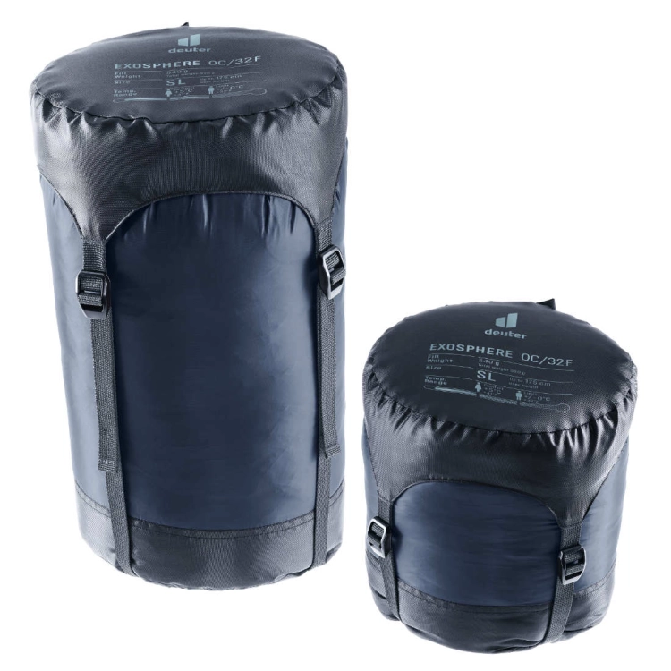 Śpiwór syntetyczny dla wysokich Deuter Exosphere EL 0C/32F - Ink-Maple