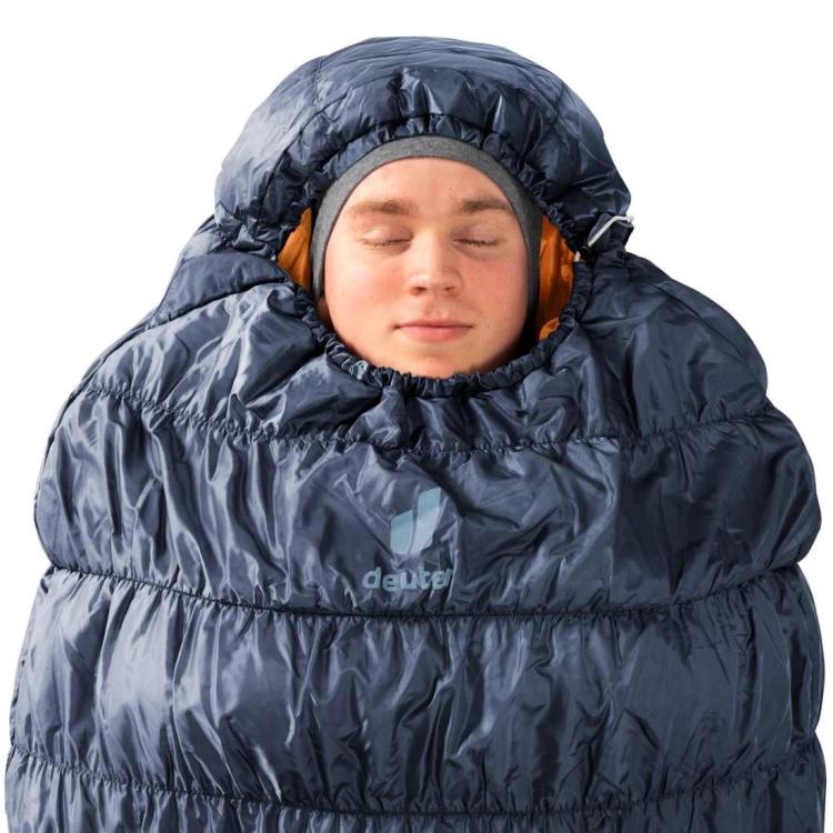 Śpiwór syntetyczny Deuter Exosphere REGULAR 0C/32F - Ink-Maple