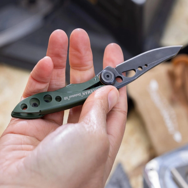 Nóż składany Leatherman Skeletool KB - OD Green