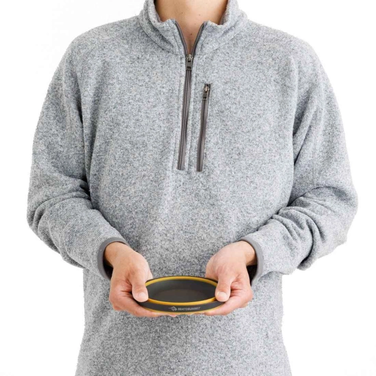 Silikonowa miska składana Sea To Summit Frontier Ultralight Collapsible Bowl L – Sulphur Yellow