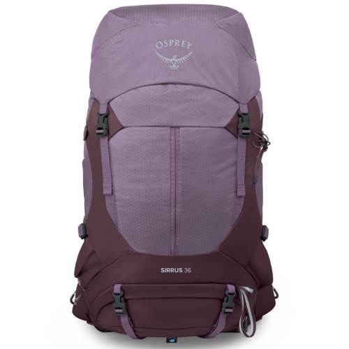 Dwukomorowy plecak damski Osprey Sirrus 36 – Purple Dusk