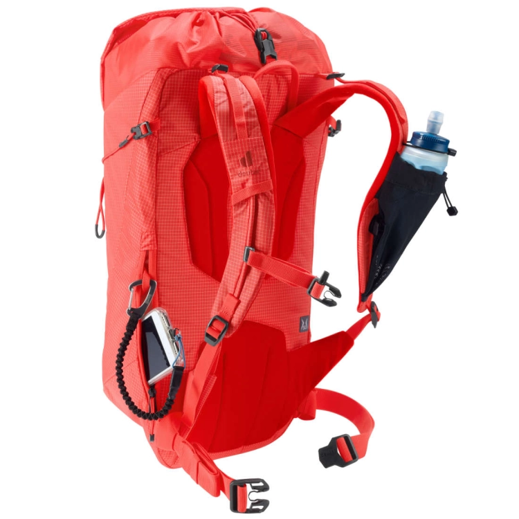 Damski plecak alpinistyczny Deuter Guide Lite 22 SL – Poppy-Crimson