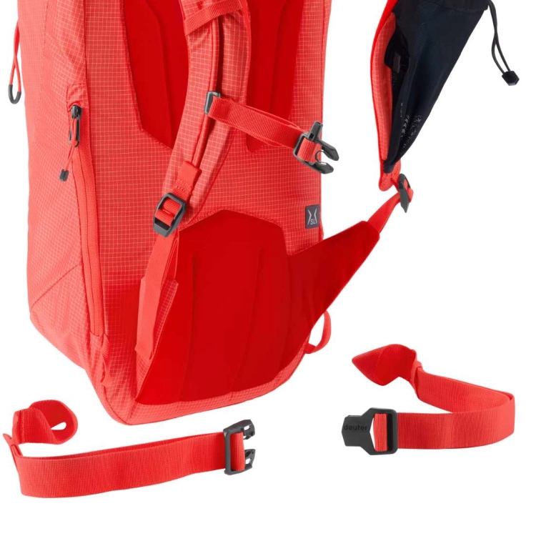 Damski plecak alpinistyczny Deuter Guide Lite 22 SL – Poppy-Crimson