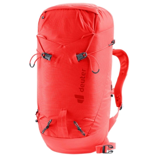 Lekki plecak wspinaczkowy Deuter Guide Lite 24 – Poppy-Crimson