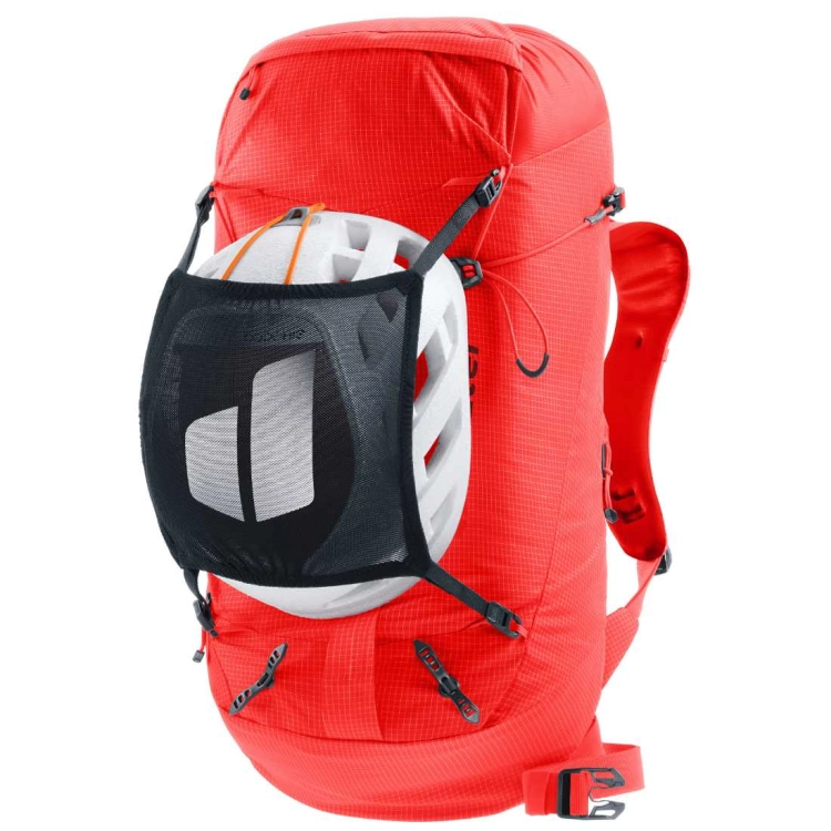 Lekki plecak wspinaczkowy Deuter Guide Lite 24 – Poppy-Crimson