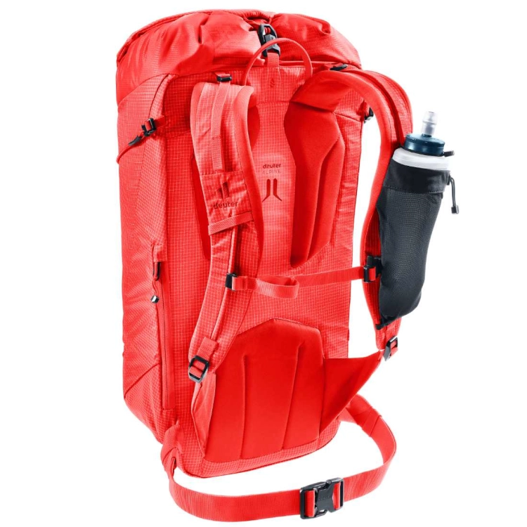 Lekki plecak wspinaczkowy Deuter Guide Lite 24 – Poppy-Crimson