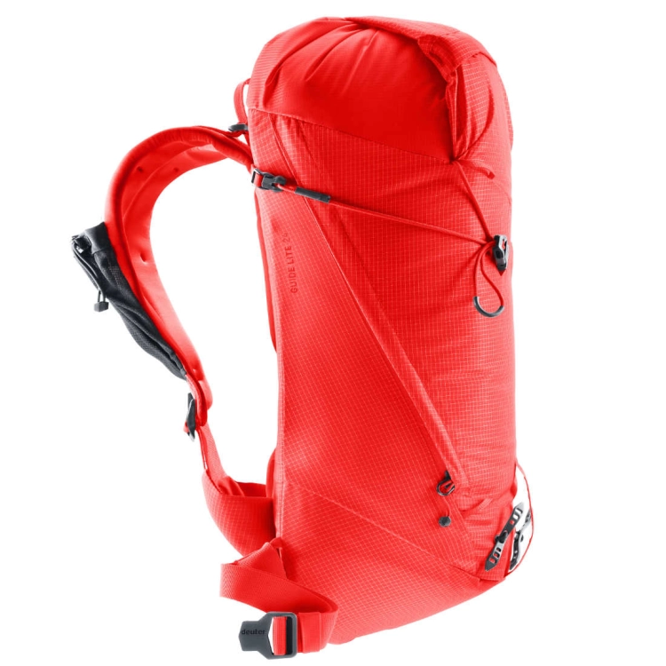 Lekki plecak wspinaczkowy Deuter Guide Lite 24 – Poppy-Crimson