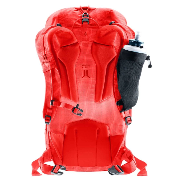 Lekki plecak wspinaczkowy Deuter Guide Lite 24 – Poppy-Crimson