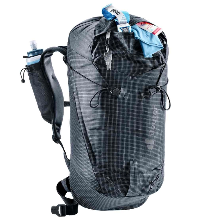 Lekki plecak wspinaczkowy Deuter Guide Lite 24 – Black