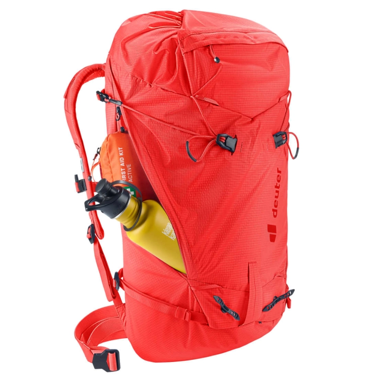 Damski plecak alpinistyczny Deuter Guide Lite 28 SL – Poppy-Crimson