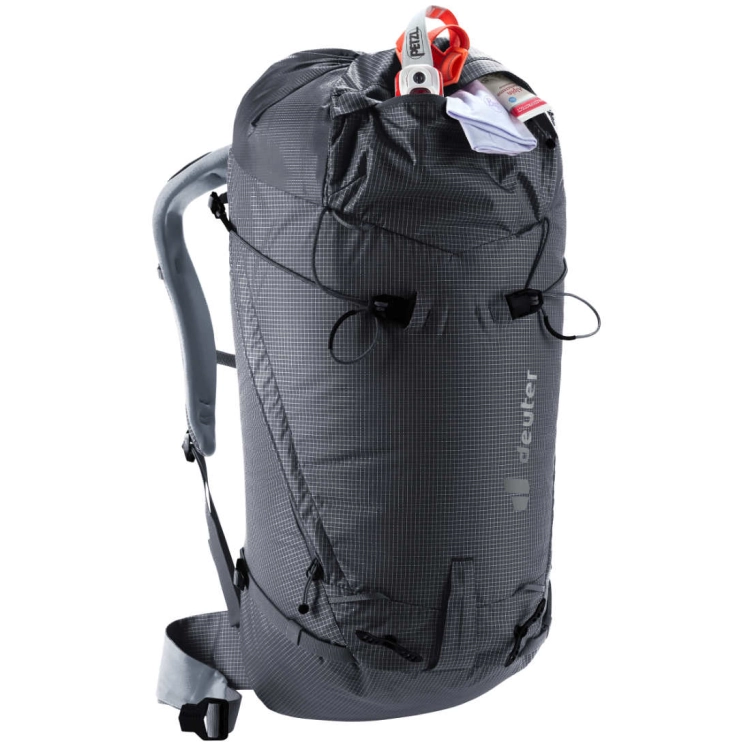 Lekki plecak wspinaczkowy Deuter Guide Lite 30 – Black