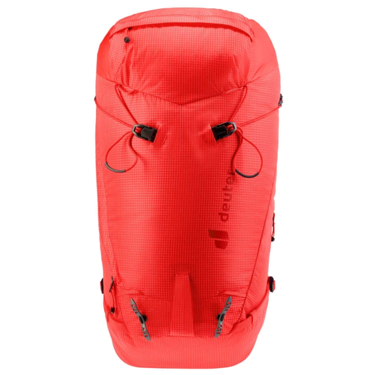 Lekki plecak wspinaczkowy Deuter Guide Lite 30 – Poppy-Crimson