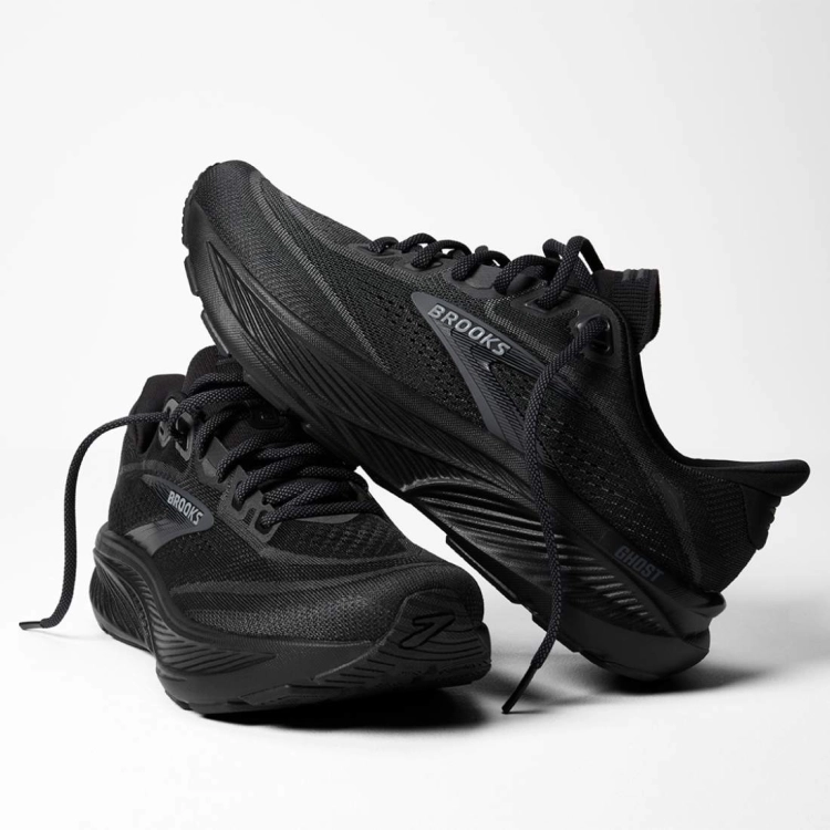 Męskie buty do biegania Brooks Ghost 18 – Black/Black/Ebony