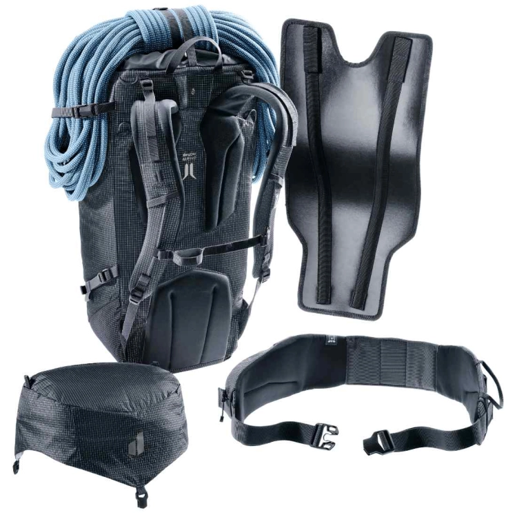 Damski plecak alpinistyczny Deuter Guide 32+6 SL – Black