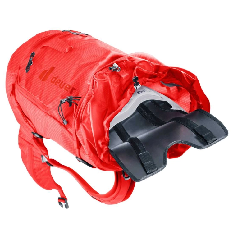 Lekki plecak alpinistyczny Deuter Guide 34+6 – Poppy-Crimson