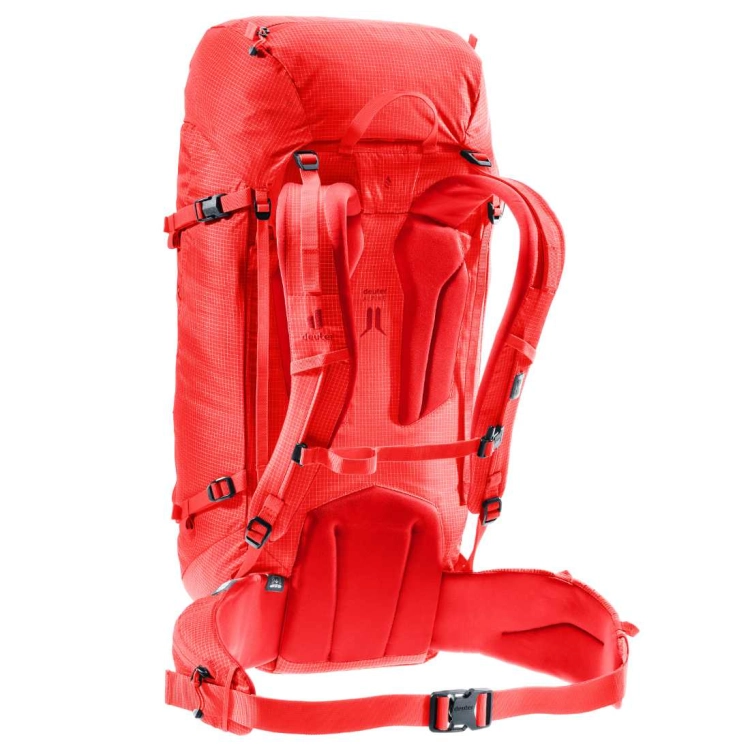 Lekki plecak alpinistyczny Deuter Guide 34+6 – Poppy-Crimson