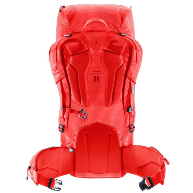Lekki plecak alpinistyczny Deuter Guide 34+6 – Poppy-Crimson