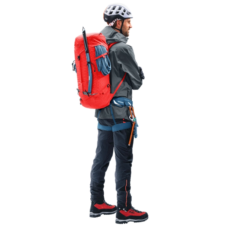 Lekki plecak alpinistyczny Deuter Guide 34+6 – Poppy-Crimson