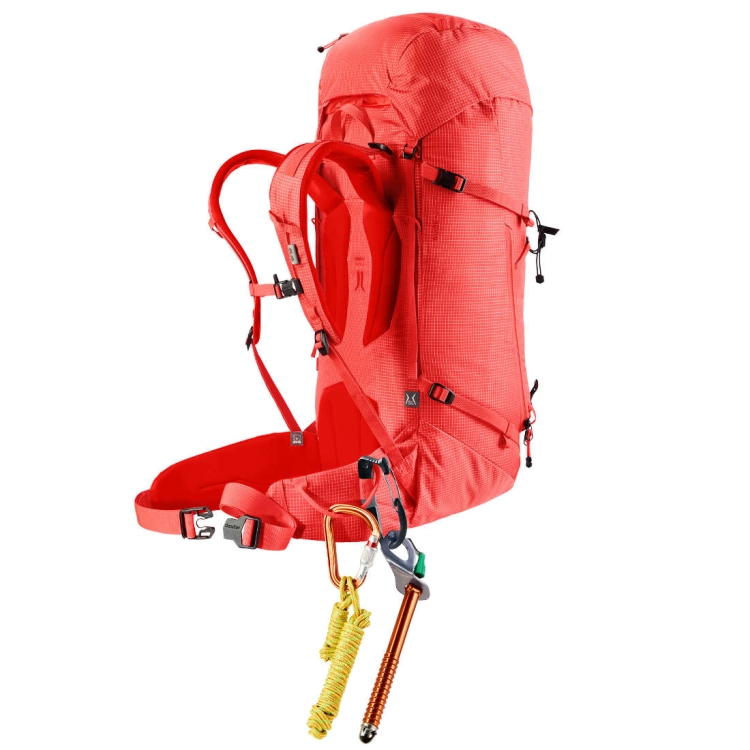 Damski plecak alpinistyczny Deuter Guide 42+6 SL – Poppy-Crimson