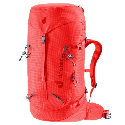 Lekki plecak alpinistyczny Deuter Guide 44+6 – Poppy-Crimson