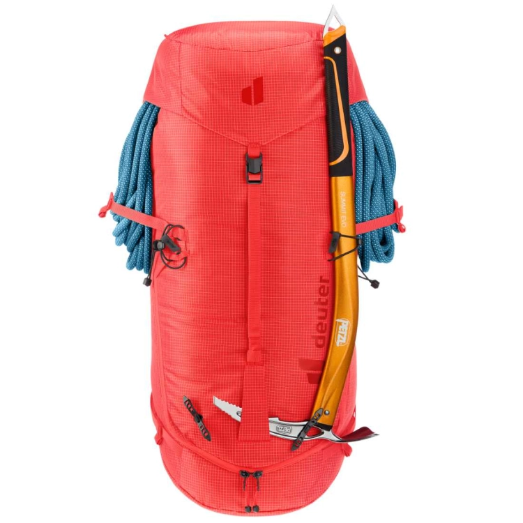 Lekki plecak alpinistyczny Deuter Guide 44+6 – Poppy-Crimson