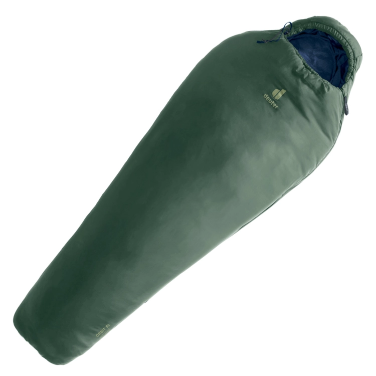 Damski śpiwór letni Deuter Orbit SL +5C/41F – Ivy-Ink