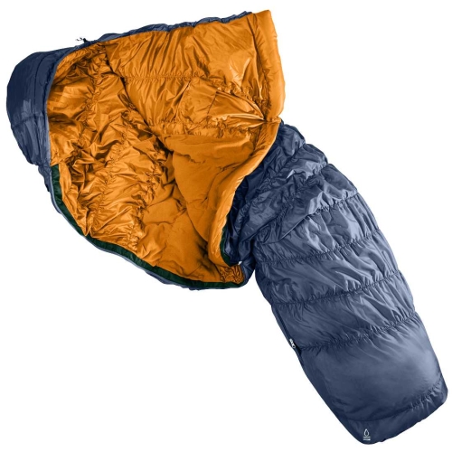 Śpiwór syntetyczny Deuter Exosphere +4C/39F SL – Ink-Maple